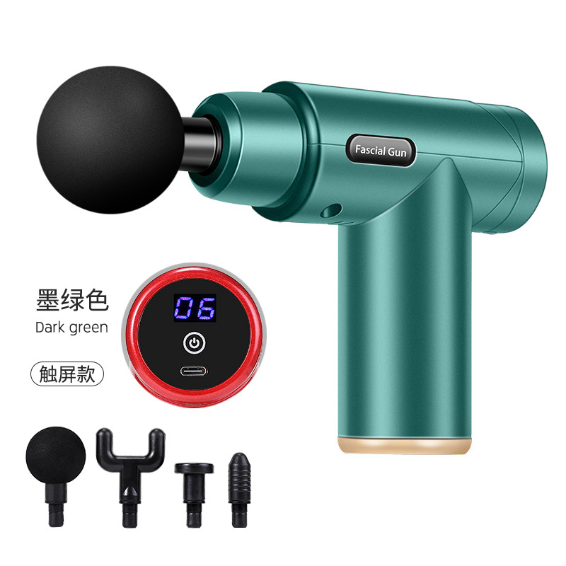 液晶便携mini经颈膜枪肌肉健身器材电动小型按摩器家用迷你筋膜枪