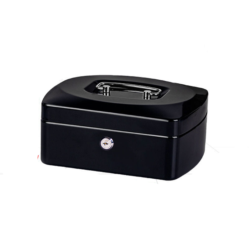 椭圆手提钱箱-8英寸-钥匙款