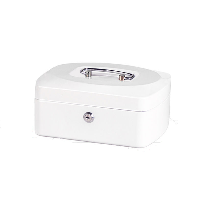 椭圆手提钱箱-8英寸-钥匙款