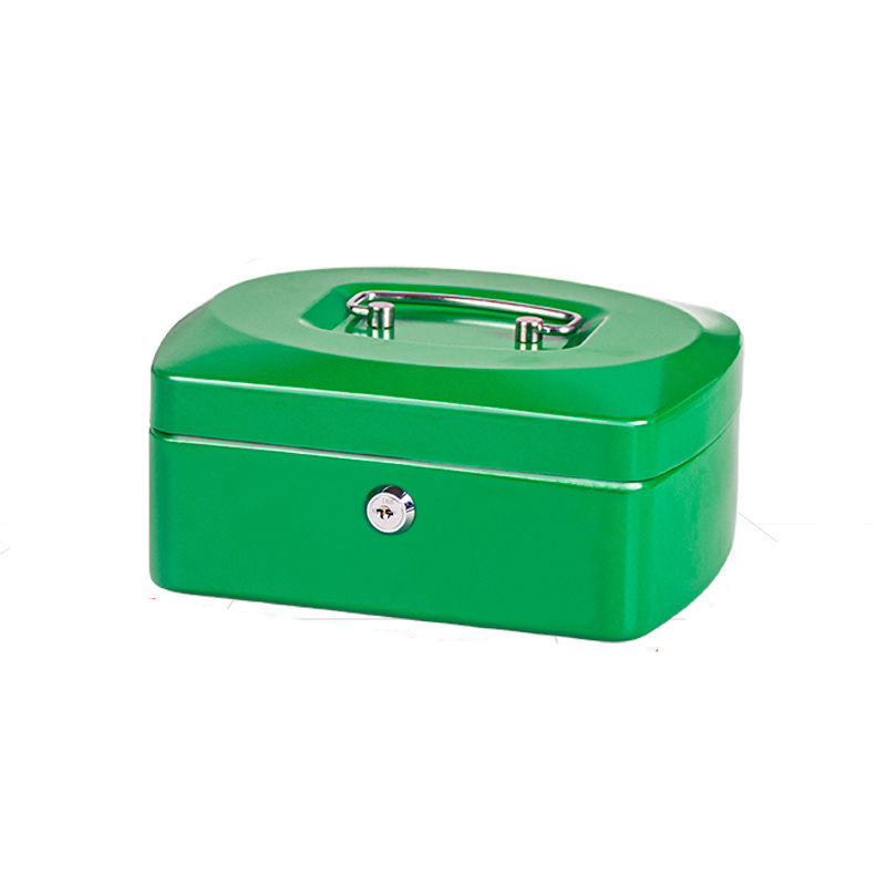 椭圆手提钱箱-8英寸-钥匙款