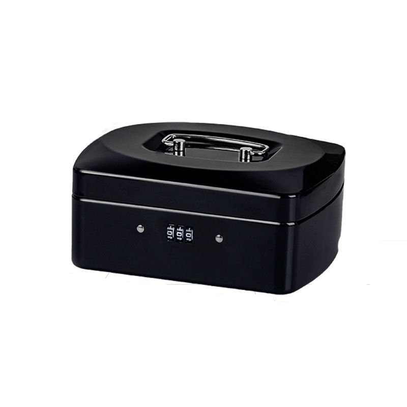 Oval portable cash box -8 inches - password payment full box