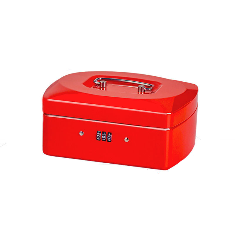 椭圆手提钱箱-8英寸-密码款