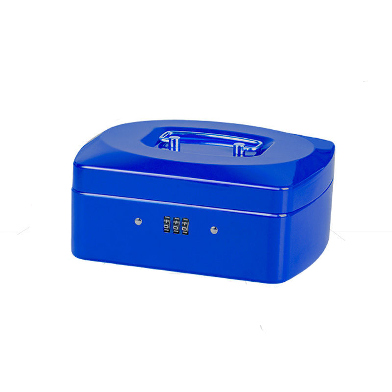 椭圆手提钱箱-8英寸-密码款