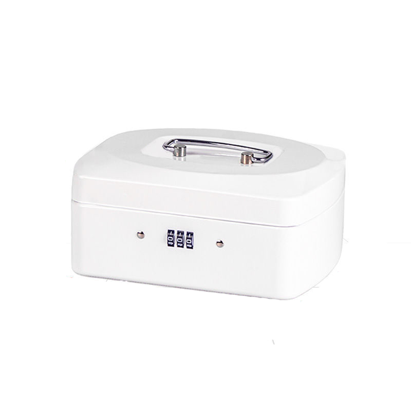 椭圆手提钱箱-8英寸-密码款