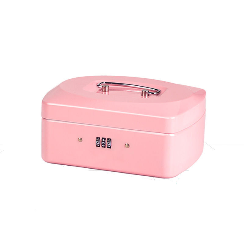 椭圆手提钱箱-8英寸-密码款