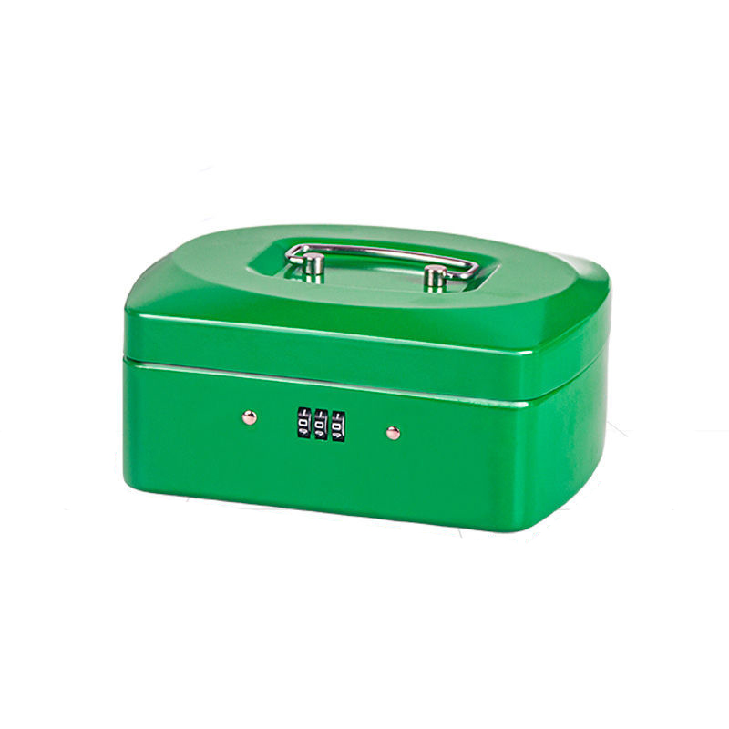 椭圆手提钱箱-8英寸-密码款