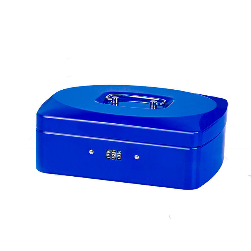 椭圆手提钱箱-10英寸-密码款