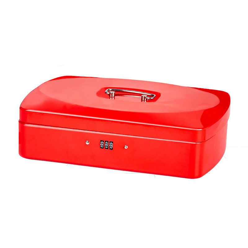 椭圆手提钱箱-12英寸-密码款