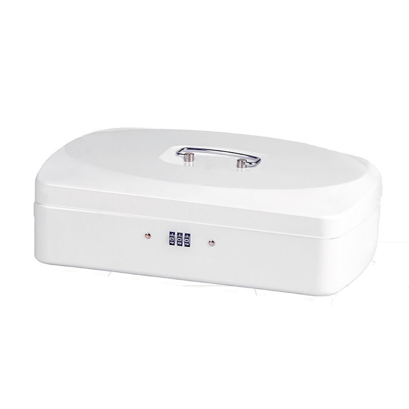 椭圆手提钱箱-12英寸-密码款