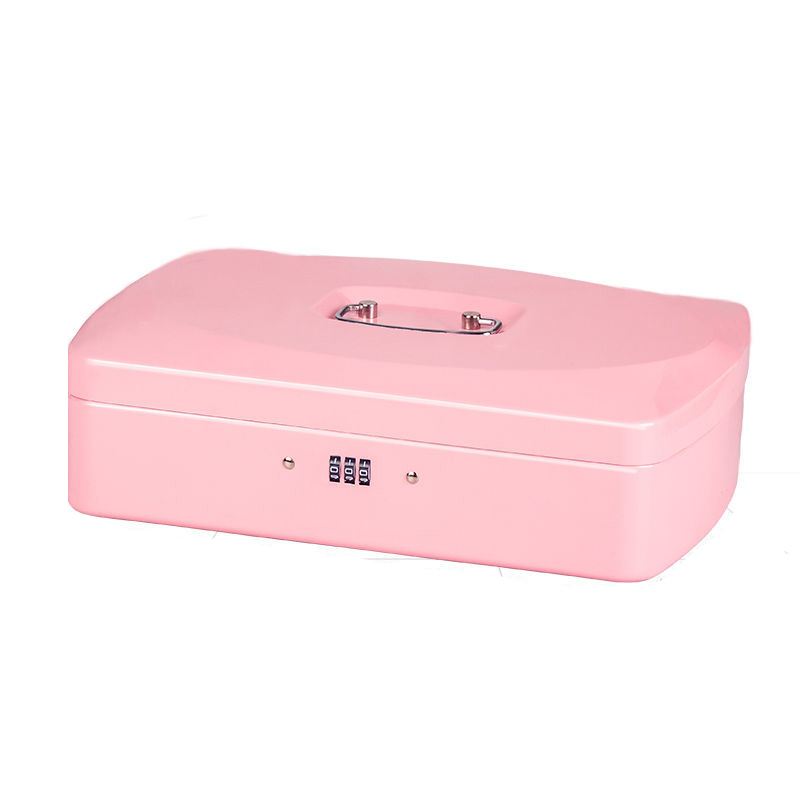 椭圆手提钱箱-12英寸-密码款