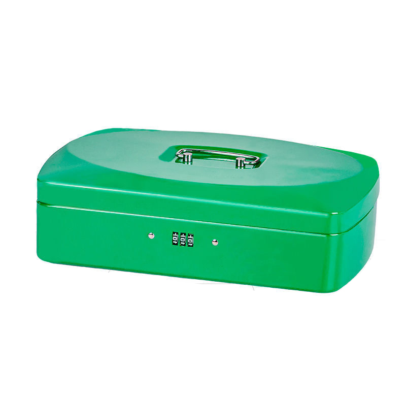 椭圆手提钱箱-12英寸-密码款