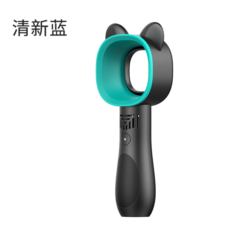 韩国新款zero9萌猫手持无叶风扇迷你充电小风扇礼品定log