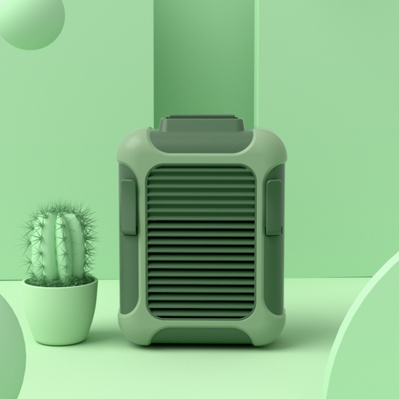 挂腰风扇 usb充电腰间腰挂便捷式风扇 挂脖懒人户外风扇