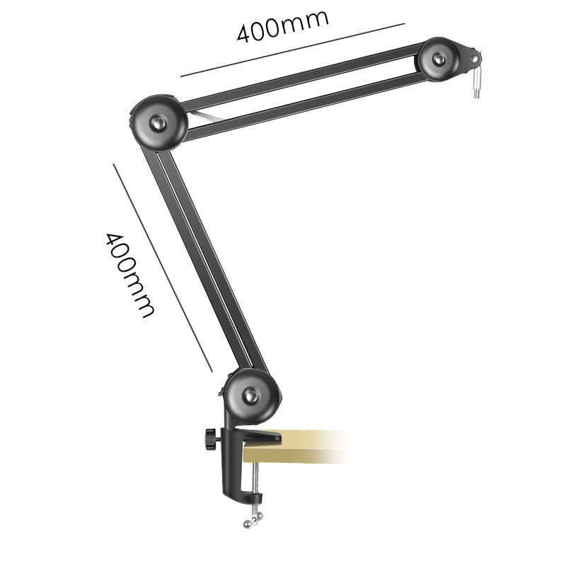 无弹簧麦克风支架话筒录音麦克风内置弹簧麦克风直播支架