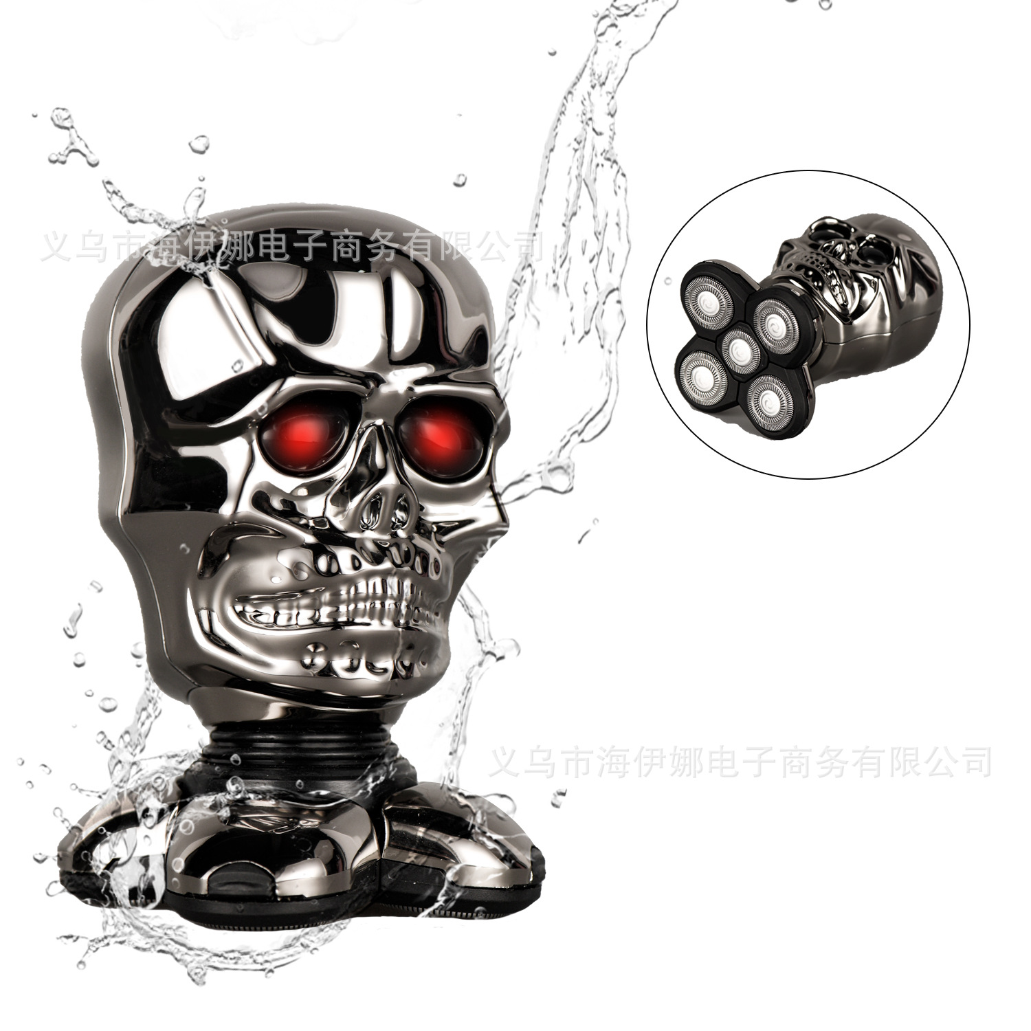 HIENA数显理发器电动剃头刀自助理发器男士光头机剃须刀