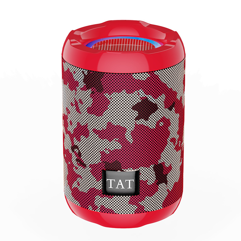 BS-39D无线蓝牙音箱 户外便捷低音炮七彩灯插卡布艺音箱