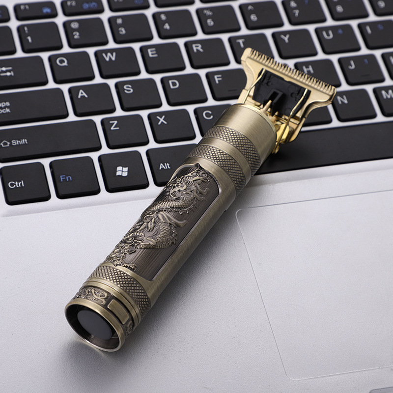 T9爆款复古油头雕刻推剪电商外贸推子多种款式雕花油头雕花剪