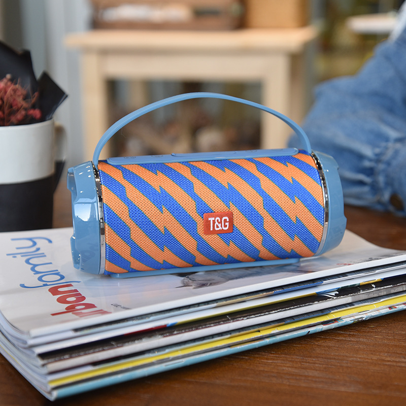 热卖中TG116C防水蓝牙音箱手提便携无线迷你布艺音响礼品FM插卡