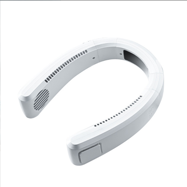 半导体制冷挂脖风扇大风力长续航四面出风户外小风扇