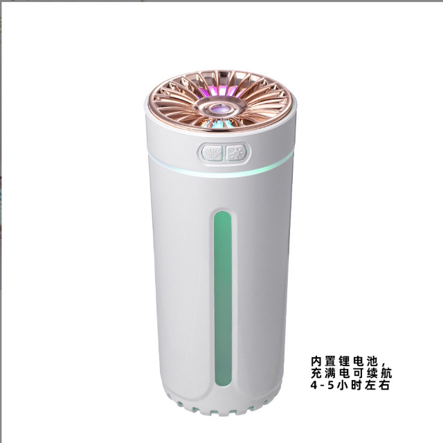 静音便携USB车载香薰加湿器 幻影杯七彩夜灯空气加湿器