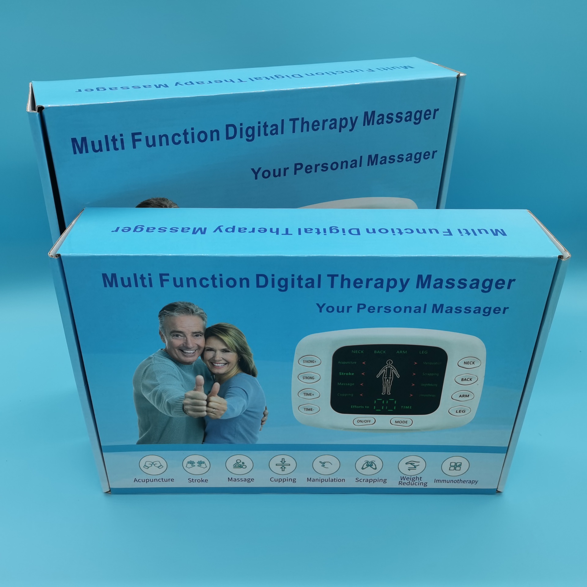 中频按摩仪家用多功能彩屏数码经络理疗仪电子脉冲针灸按摩器