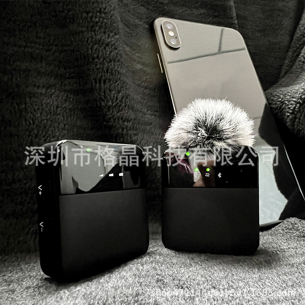 新款专业耳返无线麦克风方形麦克风智能降噪网红直播爆款修音