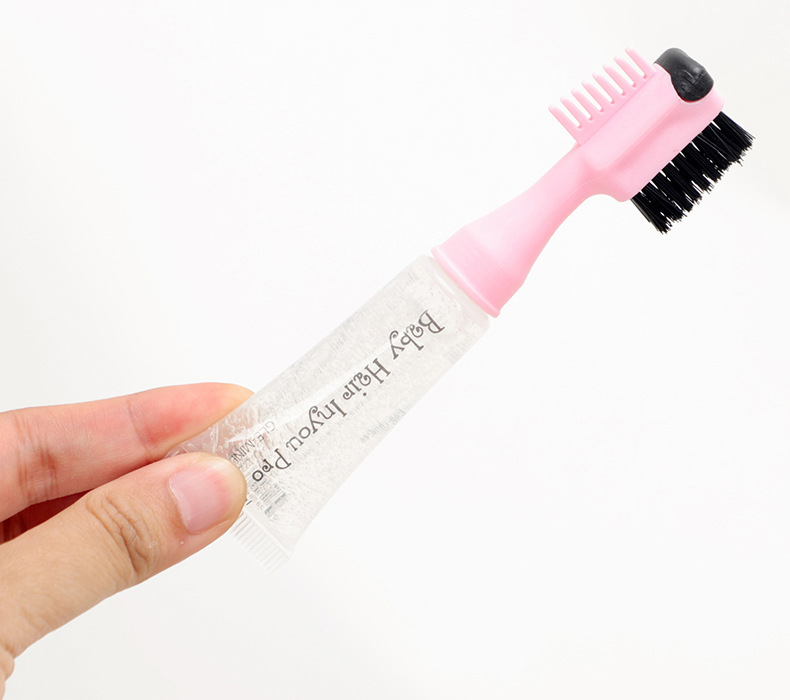 厂家批发跨境INS TIKTOK假发类目爆款蓬松固定防毛躁婴儿刘海凝胶