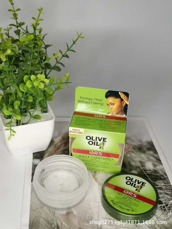 olive oil橄榄跨境定型蓬松保湿发固体发胶护发造型