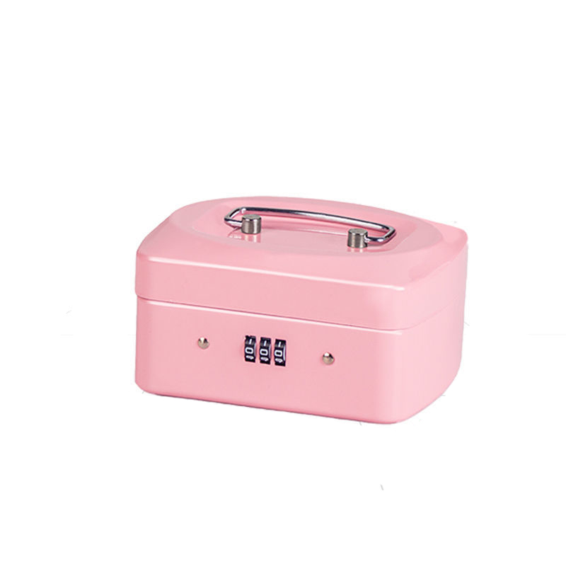 椭圆手提钱箱-6英寸-密码款