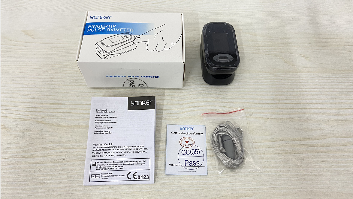 血氧仪 指夹式血氧饱和度检测仪 脉搏监测仪 外贸