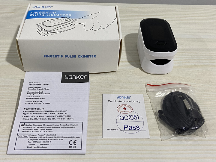 血氧仪 指夹式血氧饱和度检测仪 脉搏监测仪 外贸