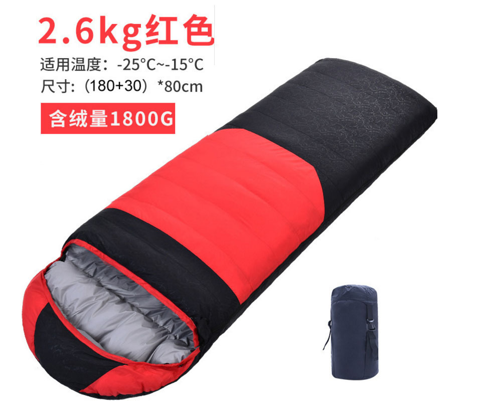 马博氏厂家直销成人睡袋户外秋冬加厚保暖一件代发