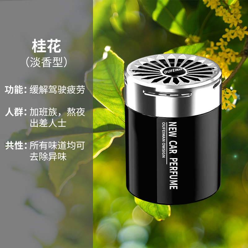 车载香薰创意车内玻璃香薰杯摆件车用固体香膏中控装饰品汽车香水