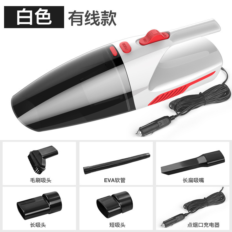 120W无线车载吸尘器汽车充电式干湿车家两用超强吸力大功率吸尘器
