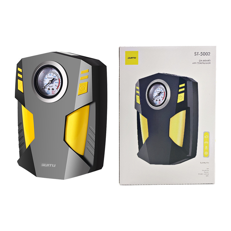 汽车充气泵便携智能数显充气泵小型手持式车载打气泵充气机大功率