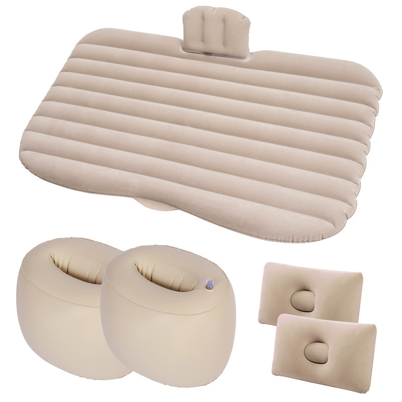 直销卡通护头挡车床 植绒有挡旅行床垫 汽车双档气垫床车载充气床