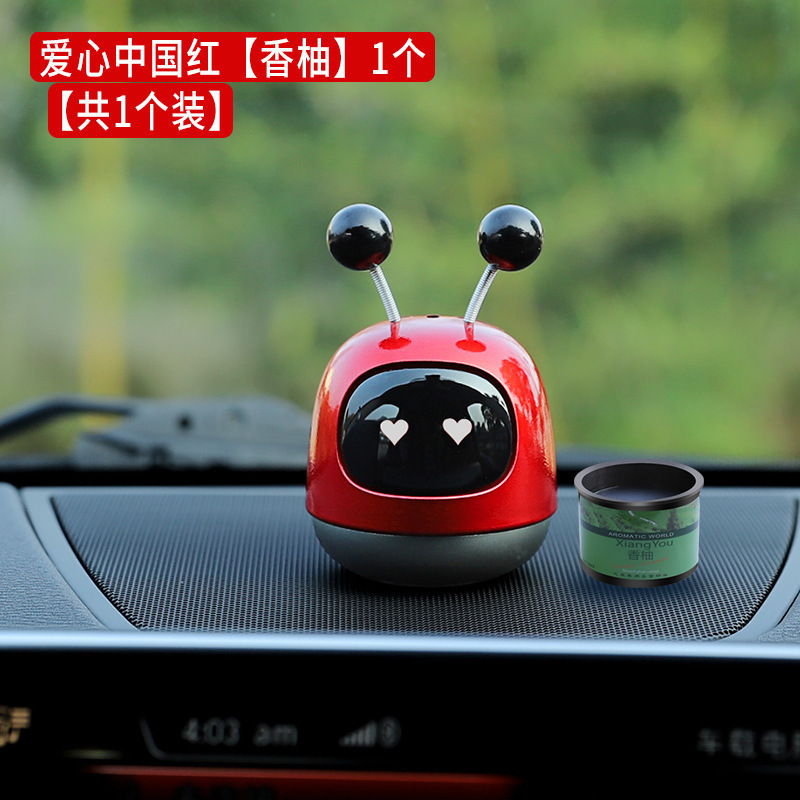 卡通出风口汽车香水 车载出风口香薰 抖音机器人 车用卡通香水座