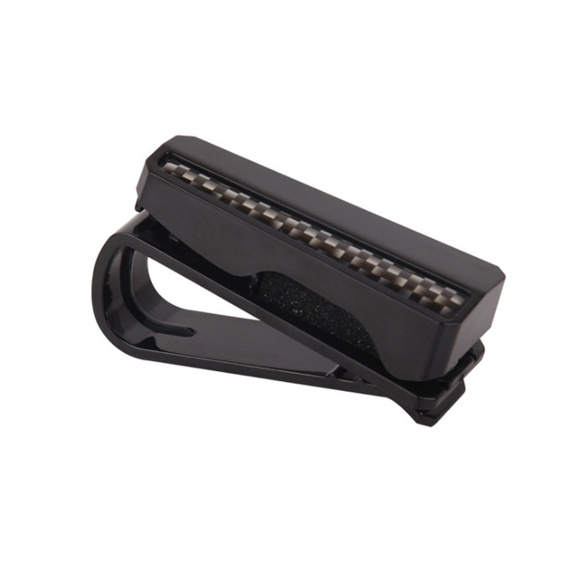 车载眼镜夹多功能车用墨镜支架车内眼睛盒创意汽车遮阳板收纳夹子