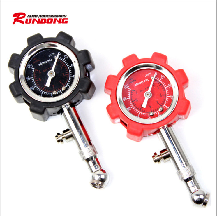 车用高精度胎压表 胎压计机械胎压计 带复位功能胎压计PC-6233