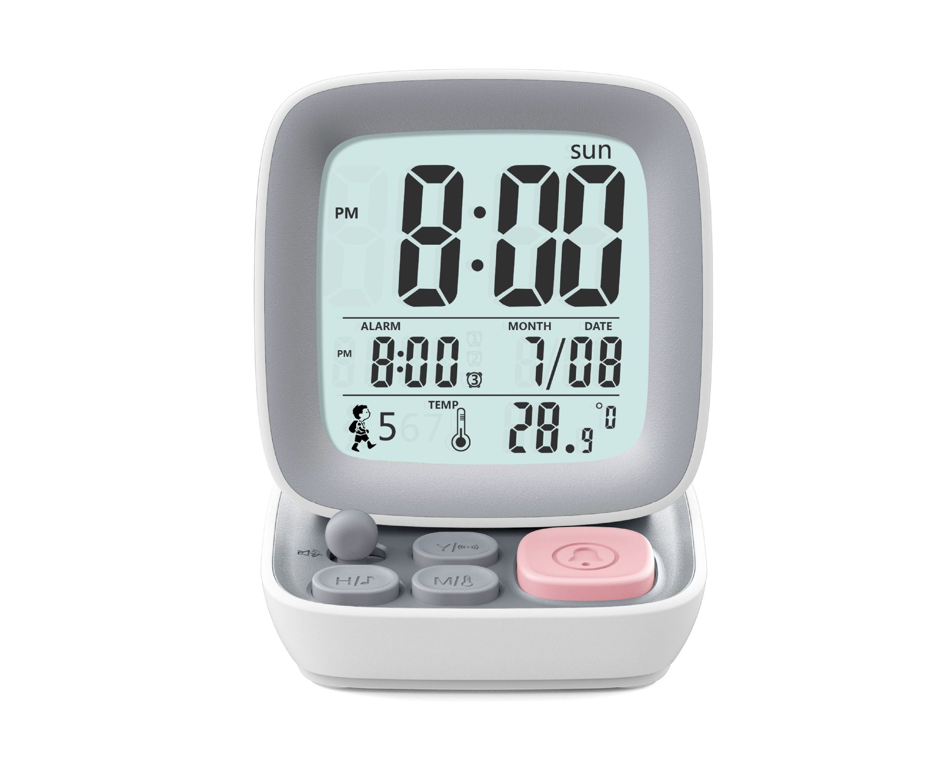 创意礼品闹钟充电儿童电子卡通简约led创意智能静音床头叫醒神器