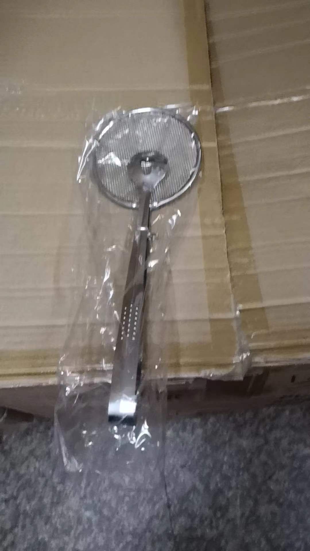 厨房工具不锈钢漏勺油捞油炸食品捞油勺捞豆腐粉筛过滤网食品油夹