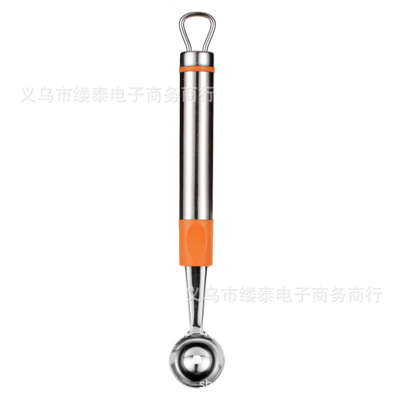 不锈钢西瓜挖球器果球勺冰淇淋挖球勺多功能水果挖勺拼盘工具