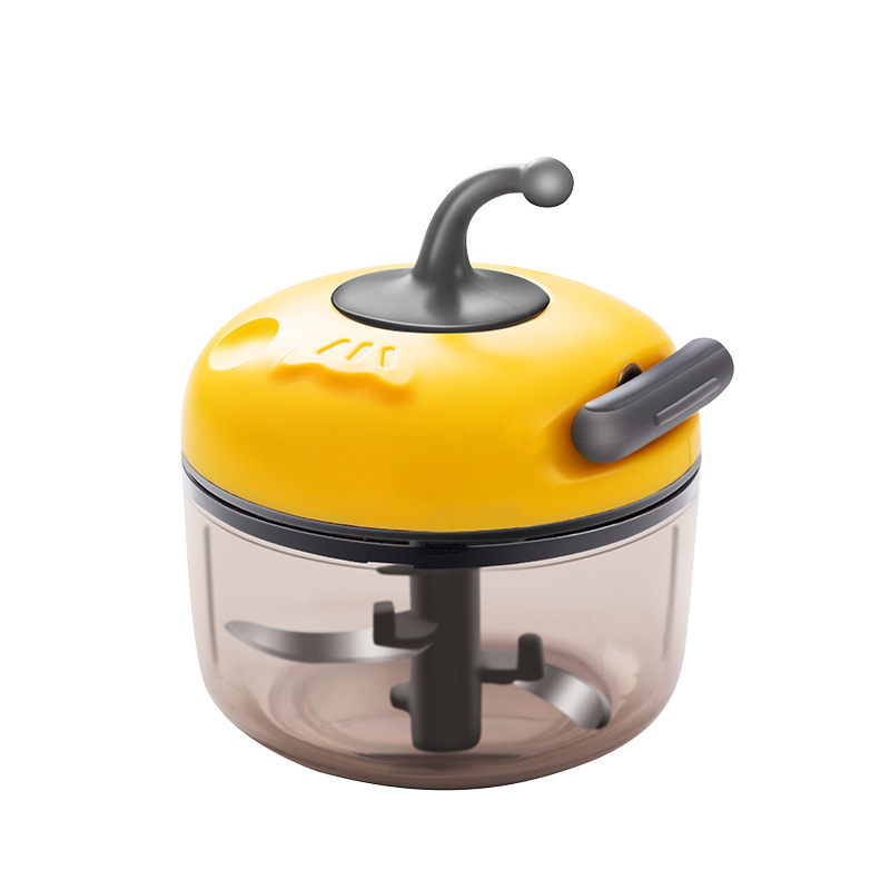 厨房创意家用小型手拉打蒜泥器蒜蓉蒜末姜末绞碎器幼儿辅食料理机