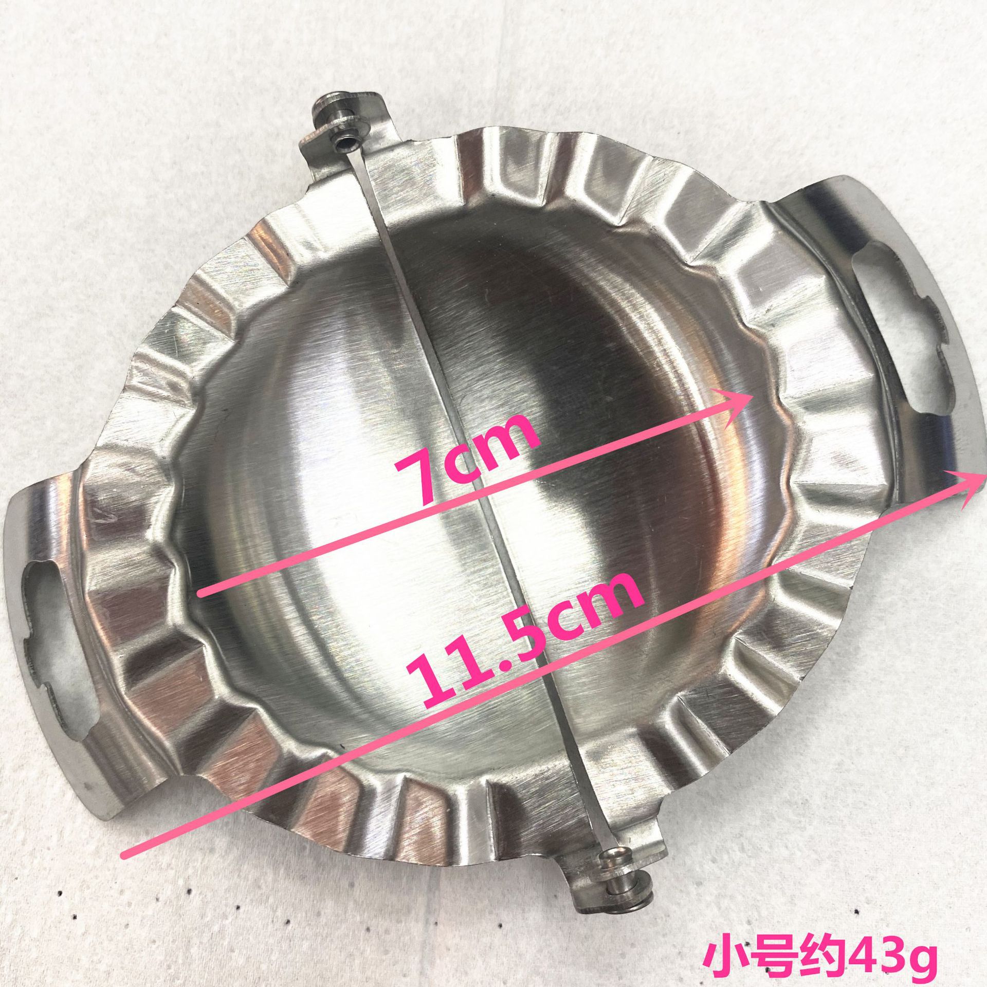 厨房不锈钢包饺子器 切饺子皮模具夹捏水饺模型厨房小工具神器