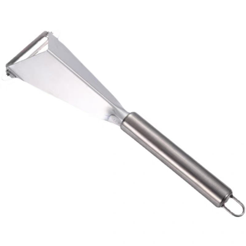 新款跨境水果三角推刀不锈钢花式果盘刀创意雕刻餐厅摆盘切苹果推