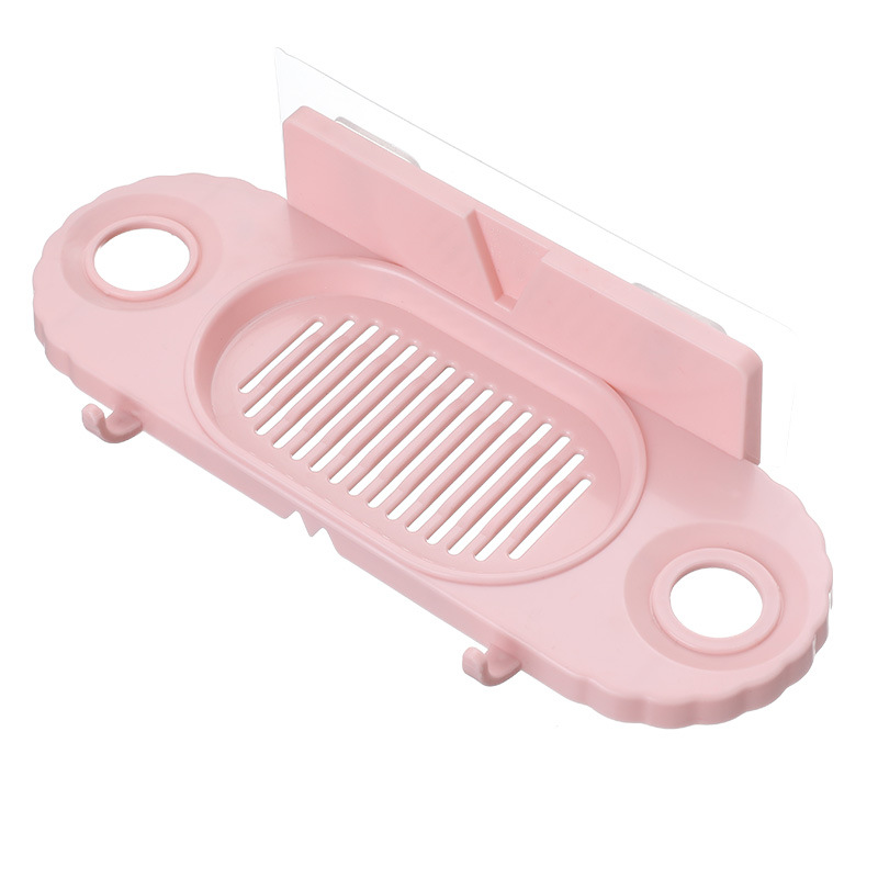 卫生间沐浴露瓶挂架多功能洗发水无痕挂钩浴室免打孔沥水肥皂盒