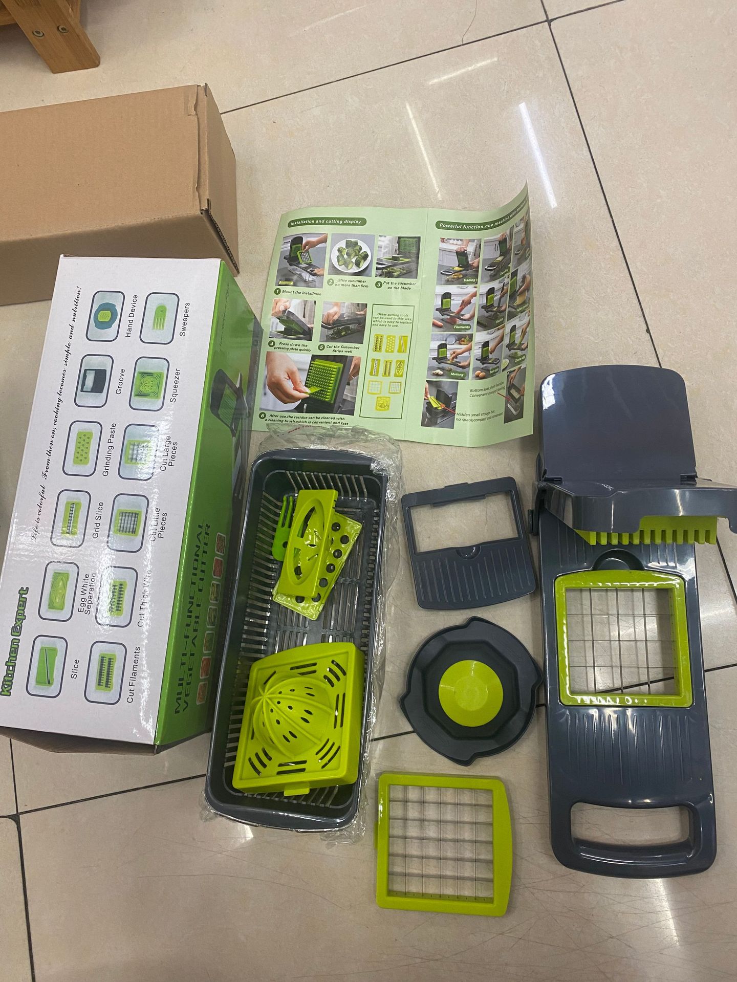 家用厨房切菜器胡萝卜切丁不伤手切片擦丝器薯条洋葱粒切丝刨丝器