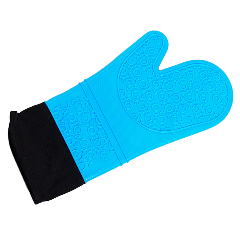 隔热防烫手套烤箱烘焙专用加厚硅胶耐高温防滑厨房微波炉烘焙工具