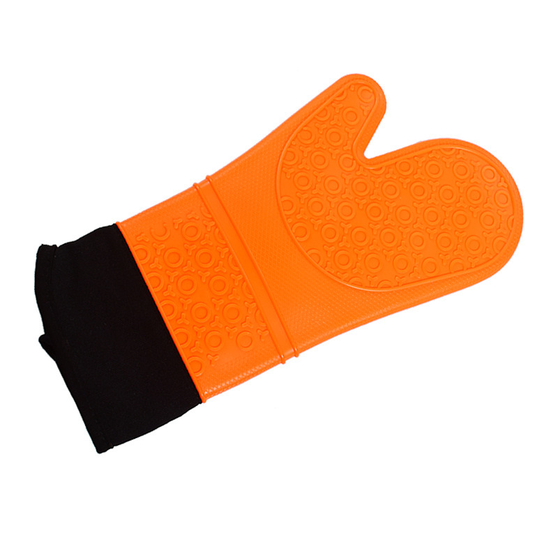 隔热防烫手套烤箱烘焙专用加厚硅胶耐高温防滑厨房微波炉烘焙工具