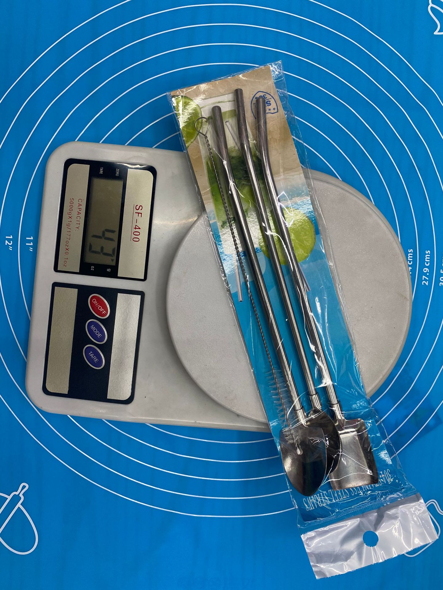 家居不锈钢吸管勺创意螺纹西瓜勺铁锹吸管勺饮料咖啡搅拌勺甜品勺